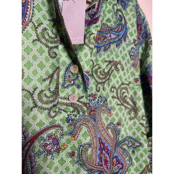 NWT Hinson Wu Aileen Dress in Spring Green Sz. XS - Picture 11 of 11